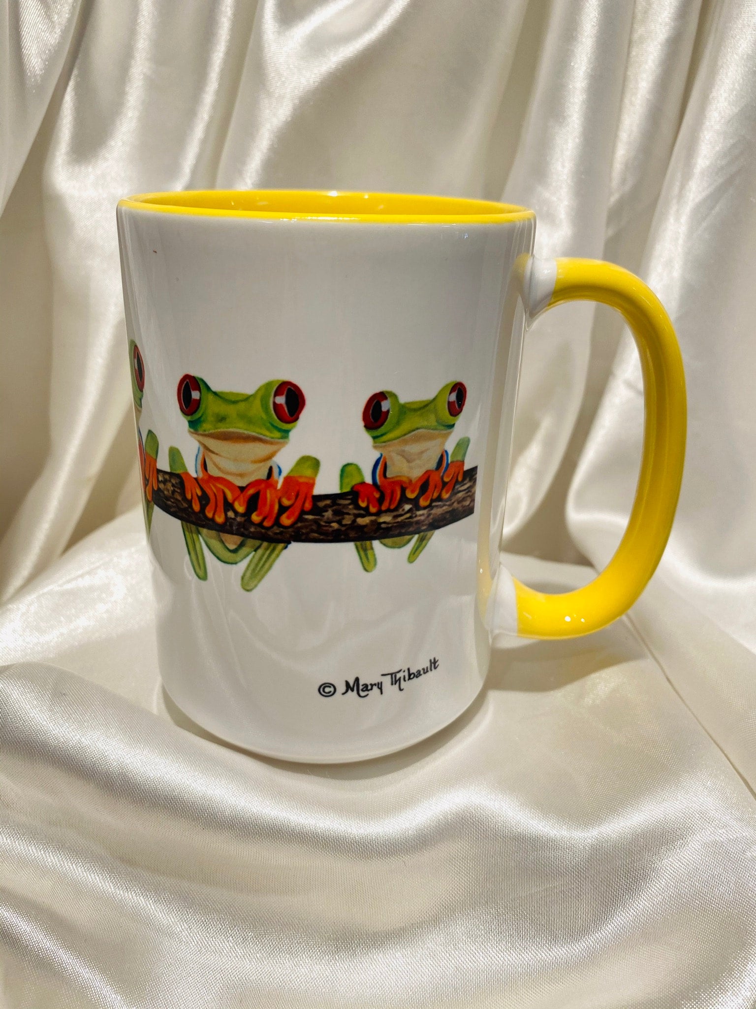Peaceful Frog Mugs-F.R.O.G.Forever Rely On God