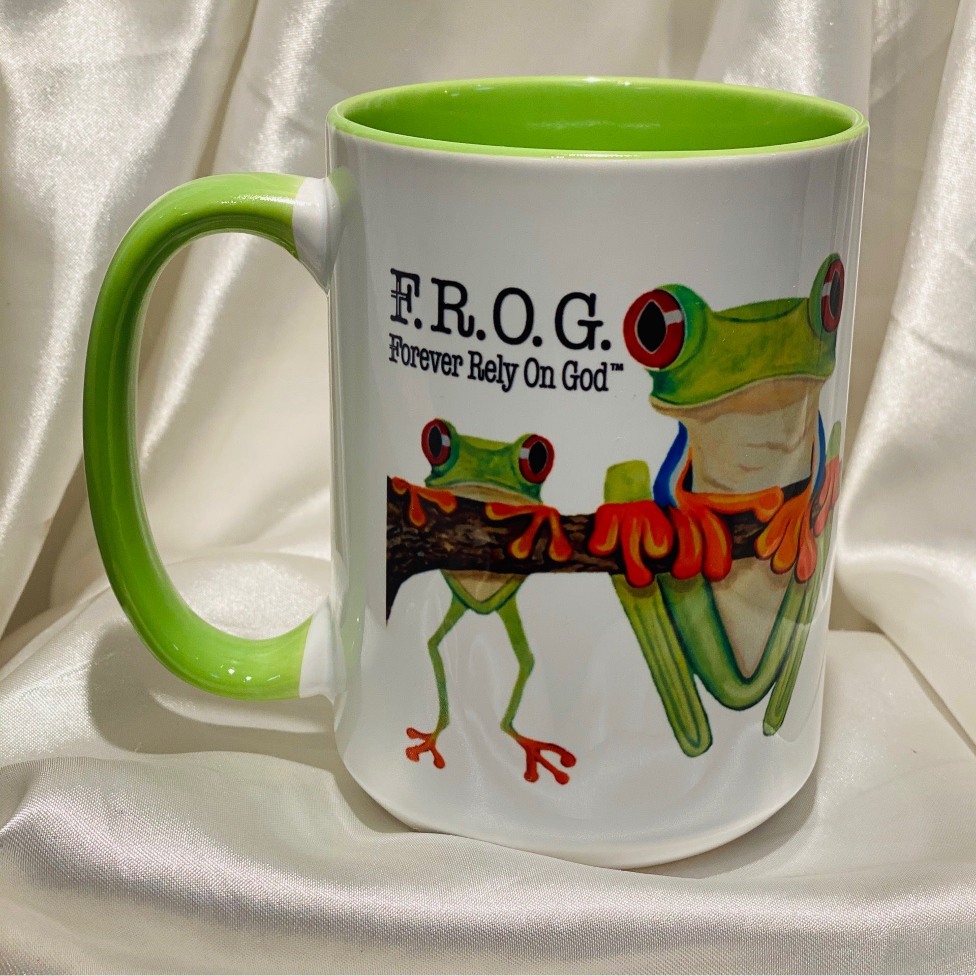 Be kind to yourself frog mug 